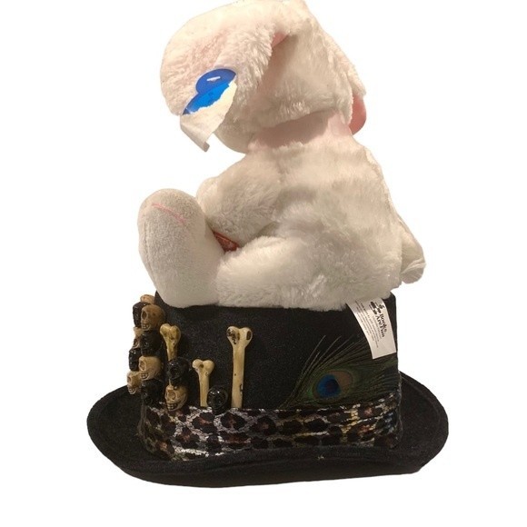 Mad Hatter hat custom one of a kind white rabbit Alice in Wonderland hatter cos - Picture 2 of 8